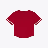 Women's Mitchell & Ness Red Kansas City Chiefs Retro Roots Baseball Jersey