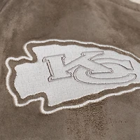 Women's Mitchell & Ness  Tan Kansas City Chiefs Full-Snap Varsity Jacket