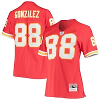 Maillot pour femme Mitchell & Ness Tony Gonzalez rouge Kansas City Chiefs Legacy Replica Team
