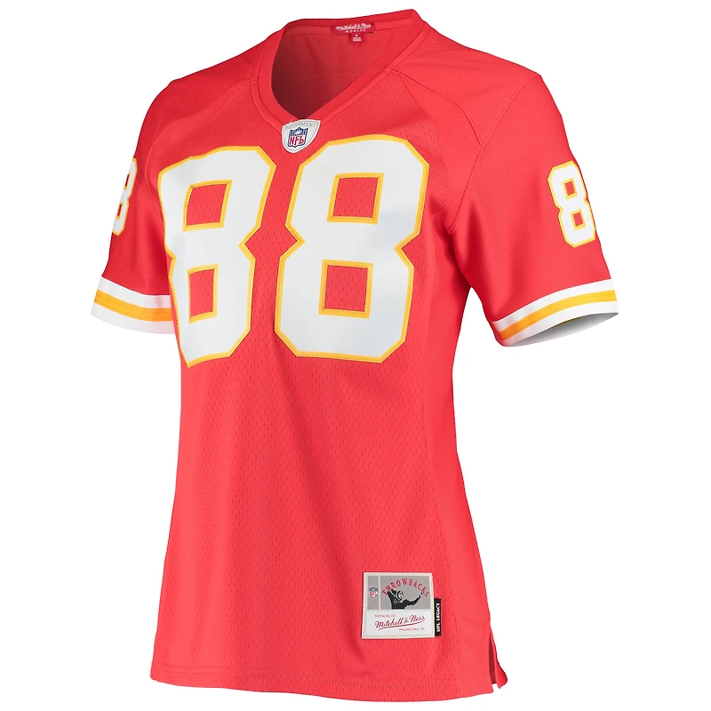 Maillot pour femme Mitchell & Ness Tony Gonzalez rouge Kansas City Chiefs Legacy Replica Team
