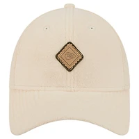 Women's New Era Cream Kansas City Chiefs Comfy 9FORTY Adjustable Hat
