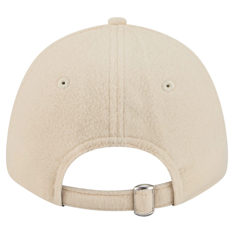 Casquette ajustable confortable 9FORTY crème New Era pour femme des Kansas City Chiefs