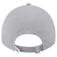 Casquette ajustable Main 9TWENTY des Kansas City Chiefs de New Era pour femme, grise