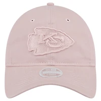 Casquette ajustable Main 9TWENTY rose clair pour femme New Era Kansas City Chiefs