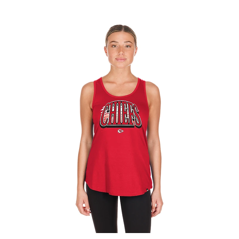 Women's New Era Red Kansas City Chiefs Summer Tank Top