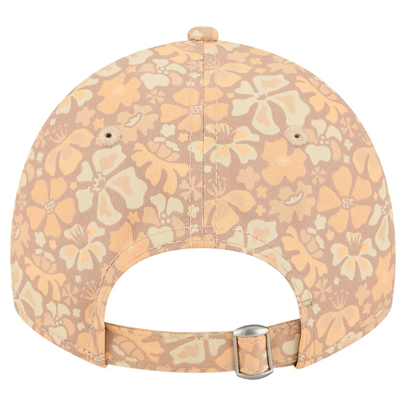 Women's New Era  Tan Kansas City Chiefs Floral 9TWENTY Adjustable Hat