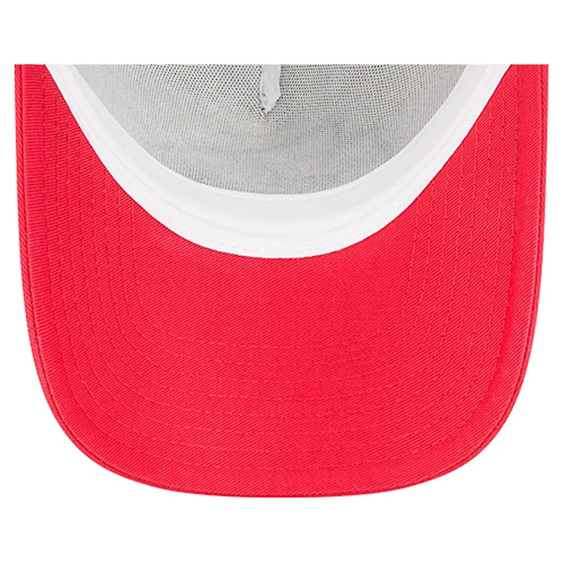 Women's New Era White/Red Kansas City Chiefs Friendship Bracelet 9FORTY Adjustable Hat