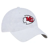 Women's New Era  White Kansas City Chiefs Floral 9TWENTY Adjustable Hat