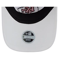 Casquette ajustable florale 9TWENTY blanche New Era pour femme des Kansas City Chiefs