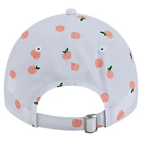 Women's New Era  White Kansas City Chiefs Fruit Pattern 9TWENTY Adjustable Hat