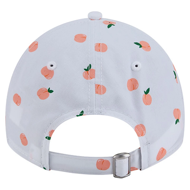 Women's New Era  White Kansas City Chiefs Fruit Pattern 9TWENTY Adjustable Hat