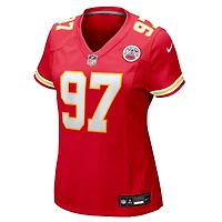 Maillot Nike Ashton Gillotte rouge pour femme des Kansas City Chiefs