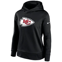 Women's Nike Black Kansas City Chiefs Lightweight Performance Hooded Top