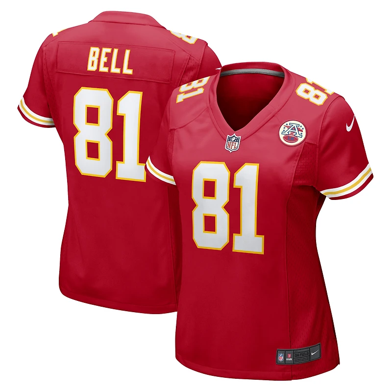 Maillot de joueur match Nike Blake Bell des Chiefs Kansas City pour femme, rouge