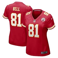 Maillot de joueur match Nike Blake Bell des Chiefs Kansas City pour femme, rouge