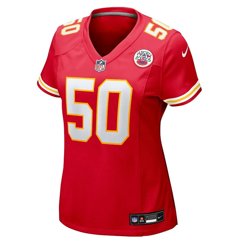 Women's Nike Brandon George  Red Kansas City Chiefs Team Game Jersey