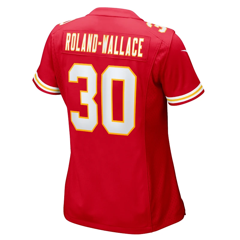Women's Nike Chris Roland-Wallace  Red Kansas City Chiefs Game Jersey