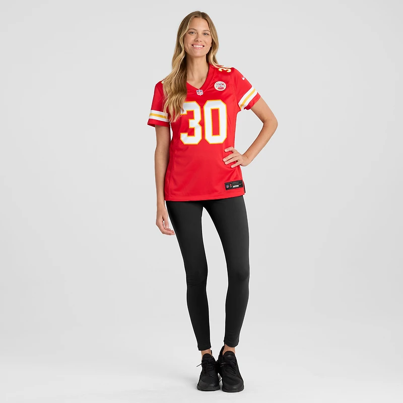 Women's Nike Chris Roland-Wallace  Red Kansas City Chiefs Game Jersey