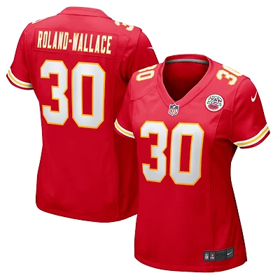 Women's Nike Chris Roland-Wallace Red Kansas City Chiefs Game Jersey