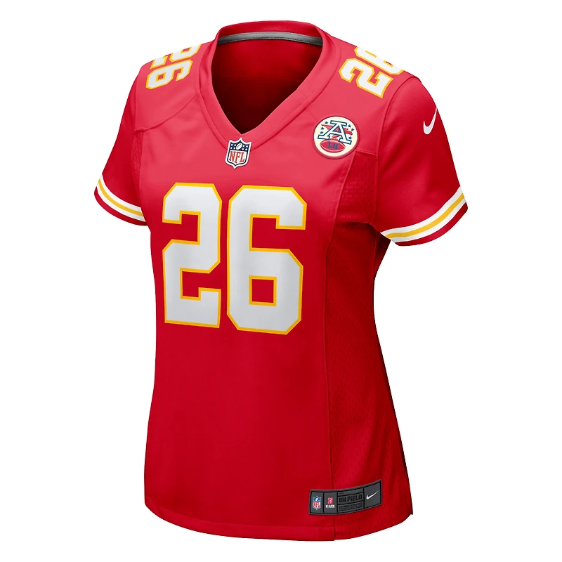 Maillot Nike Deon Bush pour femme, joueur de match des Chiefs Kansas City, rouge