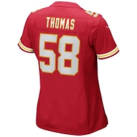 Women's Nike Derrick Thomas Red Kansas City Chiefs Game Retired Player Jersey