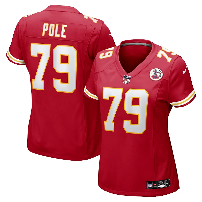 Women's Nike Esa Pole  Red Kansas City Chiefs Team Game Jersey