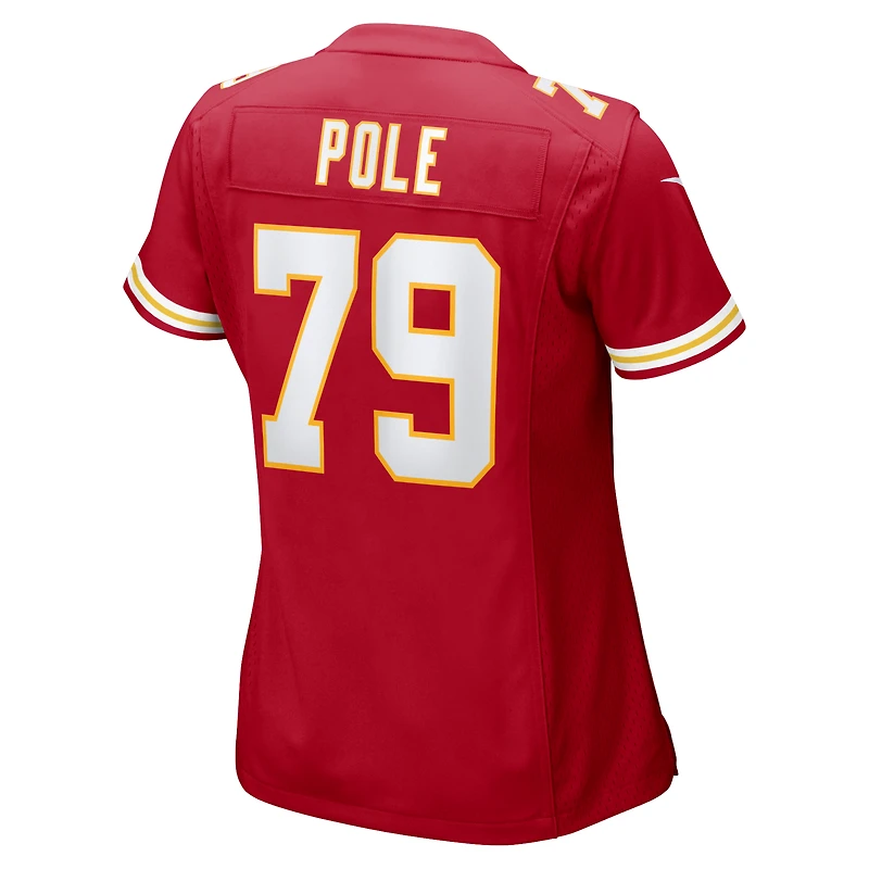 Maillot de match Nike Esa Pole rouge pour femme, Kansas City Chiefs