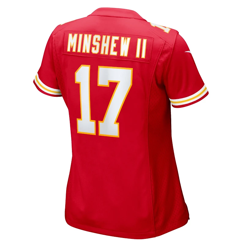Women's Nike Gardner Minshew II  Red Kansas City Chiefs Team Game Jersey