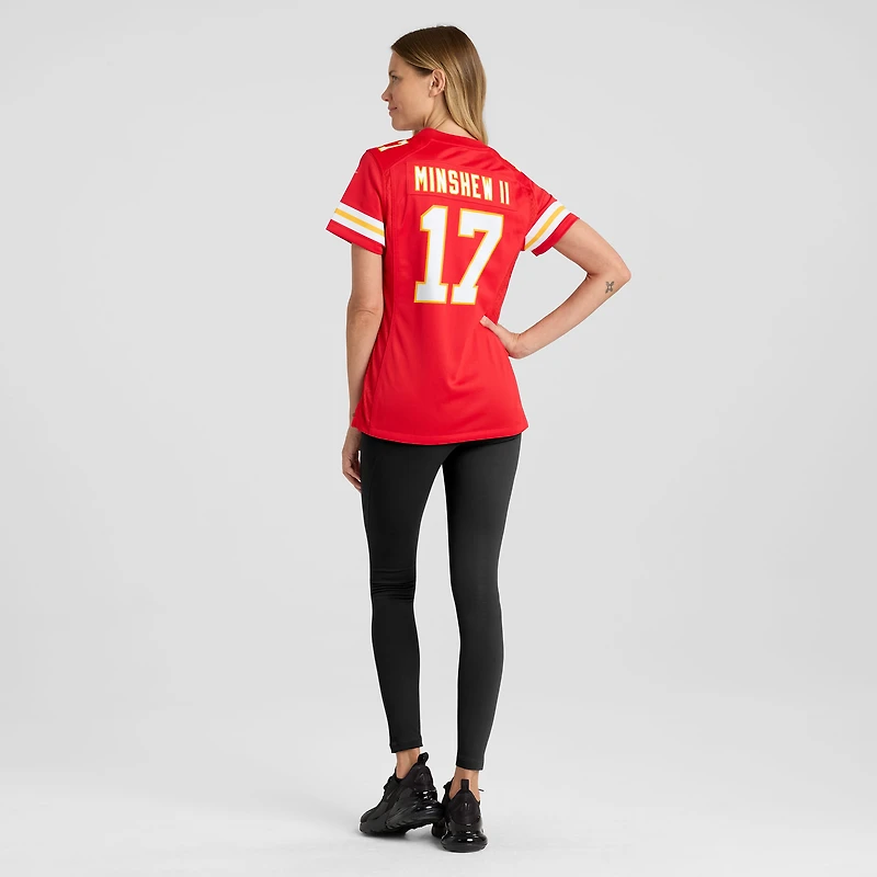 Women's Nike Gardner Minshew II  Red Kansas City Chiefs Team Game Jersey