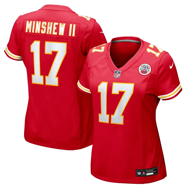 Women's Nike Gardner Minshew II  Red Kansas City Chiefs Team Game Jersey