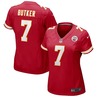 Maillot de match Nike Harrison Butker des Chiefs Kansas City pour femme, rouge