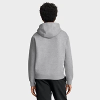 Sweat à capuche Nike pour femme, gris anthracite, avec logo du club des Kansas City Chiefs