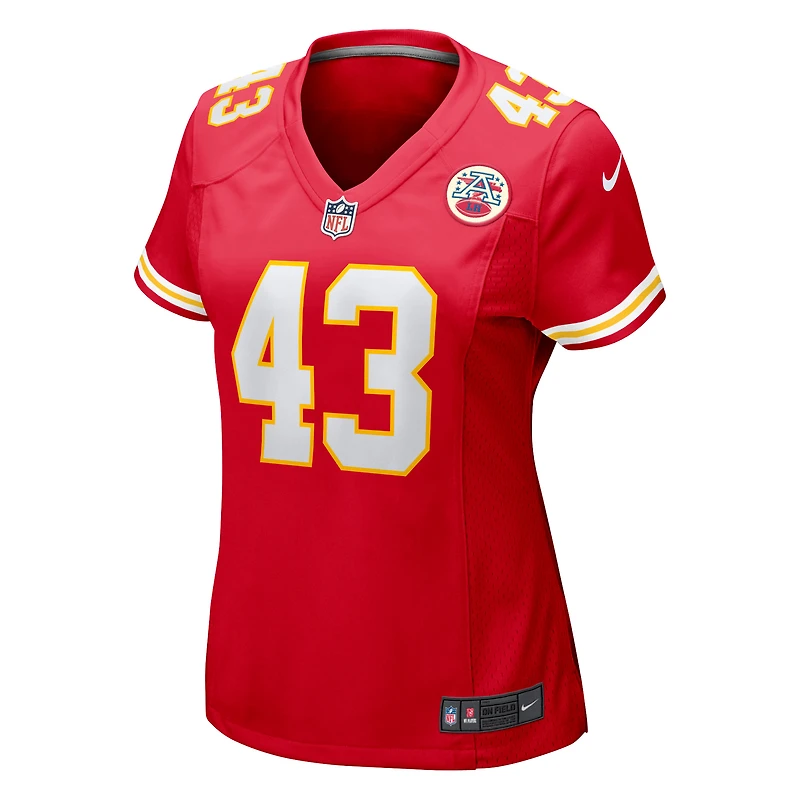 Women's Nike Jack Cochrane Red Kansas City Chiefs Game Player Jersey