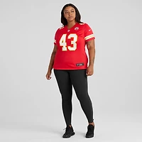 Maillot Nike Jack Cochrane pour femme, joueur de match des Chiefs Kansas City, rouge