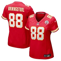 Maillot Nike Jake Briningstool rouge pour femme des Kansas City Chiefs