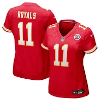 Women's Nike Jalen Royals  Red Kansas City Chiefs Team Game Jersey