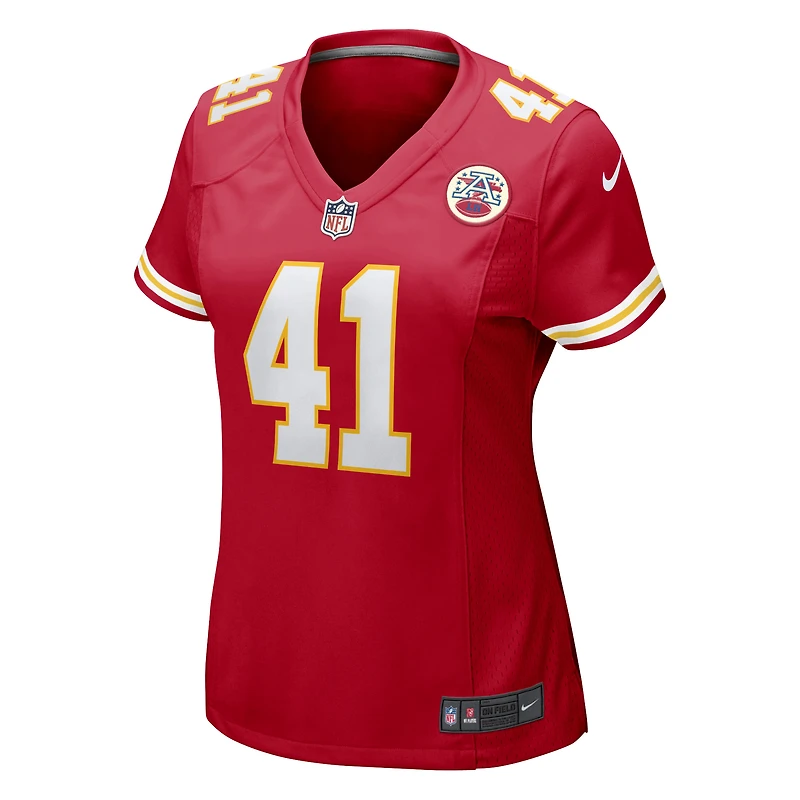 Maillot de match Nike James Winchester pour femme des Chiefs Kansas City, rouge