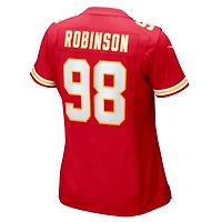 Women's Nike Janarius Robinson  Red Kansas City Chiefs Team Game Jersey
