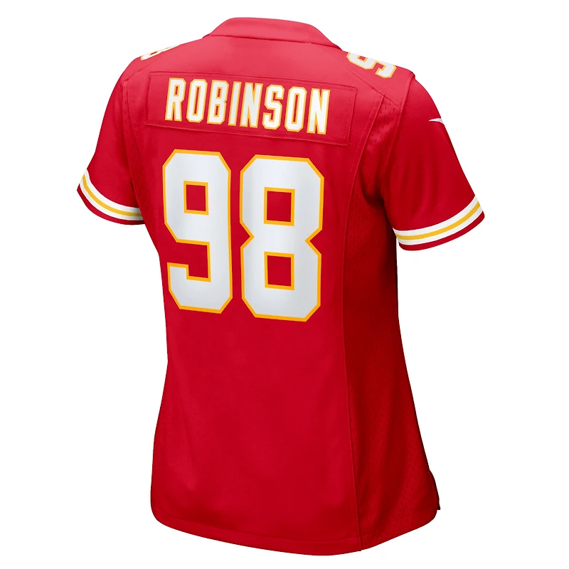 Women's Nike Janarius Robinson  Red Kansas City Chiefs Team Game Jersey