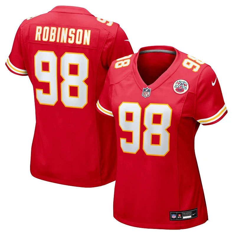 Women's Nike Janarius Robinson  Red Kansas City Chiefs Team Game Jersey