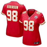 Women's Nike Janarius Robinson  Red Kansas City Chiefs Team Game Jersey