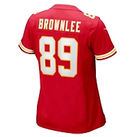 Women's Nike Jason Brownlee  Red Kansas City Chiefs Team Game Jersey
