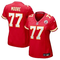 Maillot Nike Jaylon Moore rouge pour femme des Kansas City Chiefs