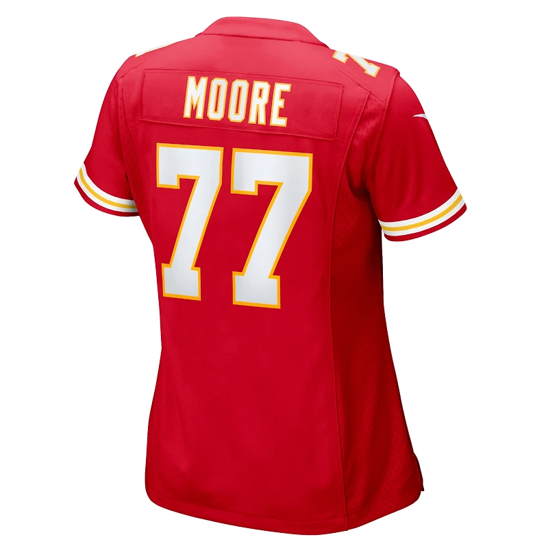 Women's Nike Jaylon Moore Red Kansas City Chiefs Team Game Jersey