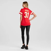 Women's Nike Jeffrey Bassa  Red Kansas City Chiefs Team Game Jersey