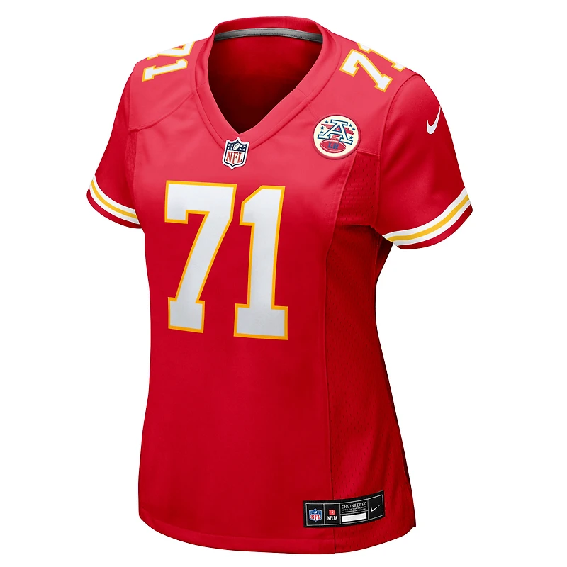Women's Nike Josh Simmons Red Kansas City Chiefs Team Game Jersey