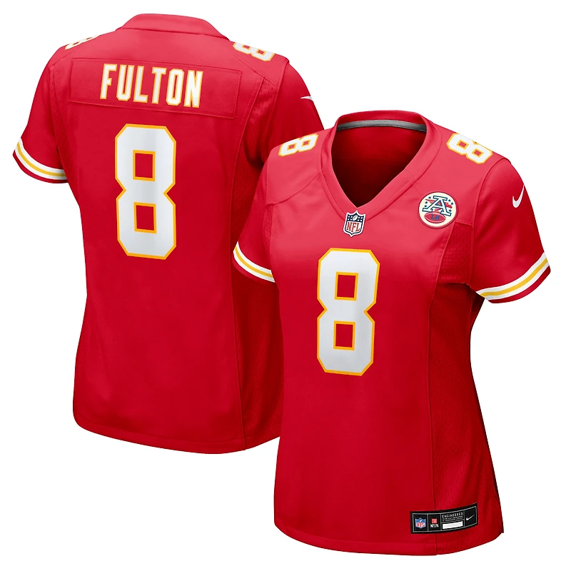 Women's Nike Kristian Fulton  Red Kansas City Chiefs Team Game Jersey