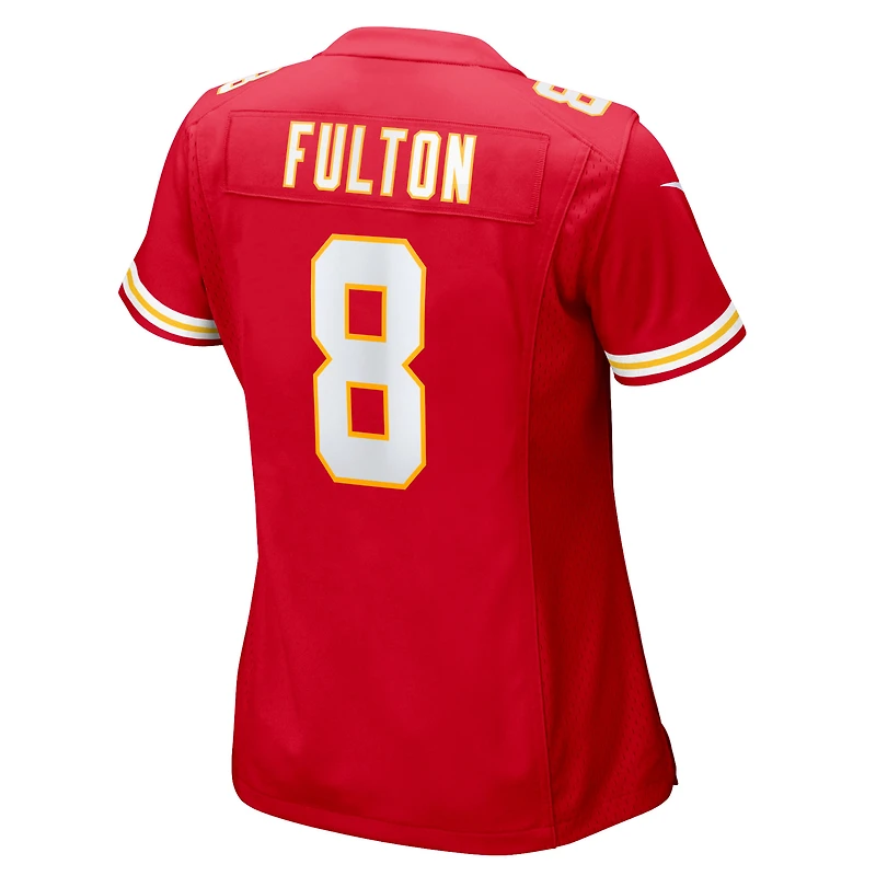 Maillot Nike Kristian Fulton rouge pour femme des Kansas City Chiefs