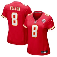 Maillot Nike Kristian Fulton rouge pour femme des Kansas City Chiefs