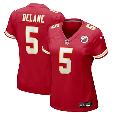 Women's Nike Mansoor Delane Red Kansas City Chiefs Game Jersey
